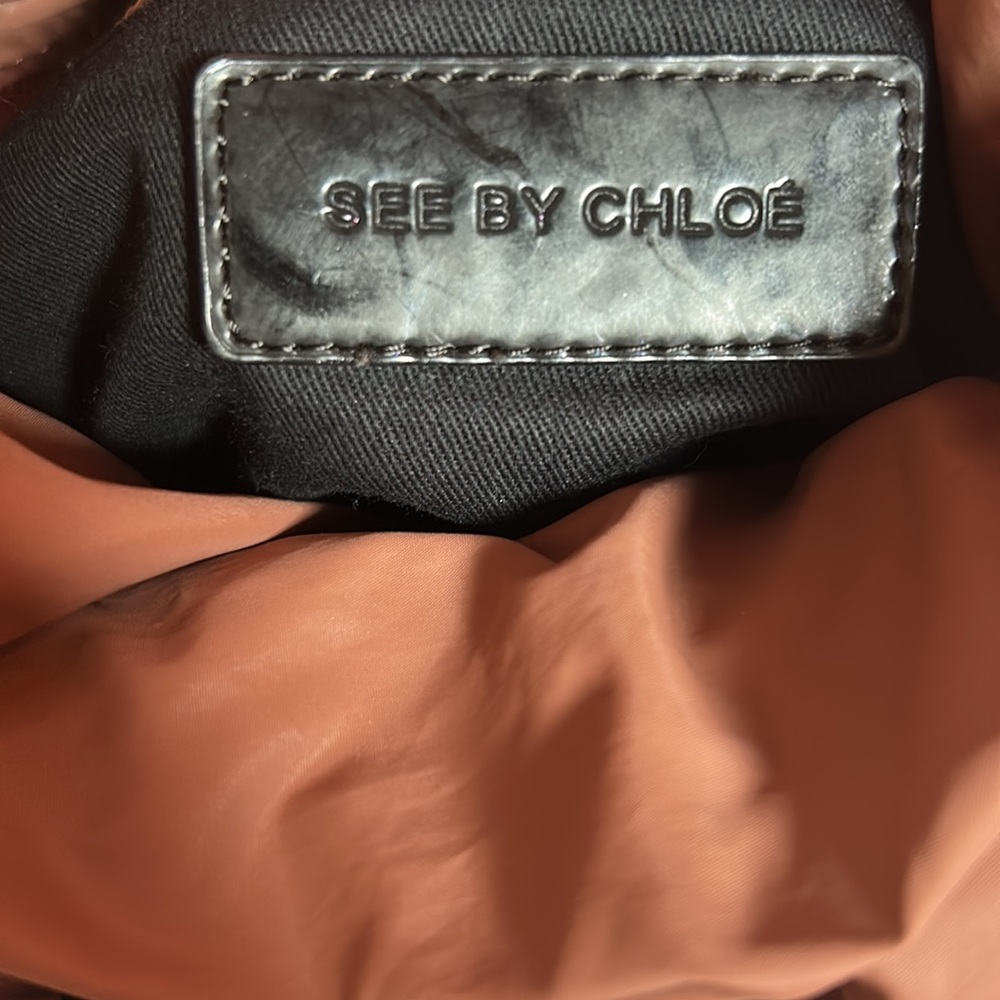 See By Chloe Coral Pink Puffer Tote - Picture 6 of 10
